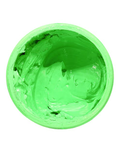 Tinta verde fluorescente fondo oscuro