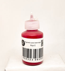 Pigmento rojo E para base agua