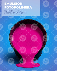 Emulsión fotopolímera